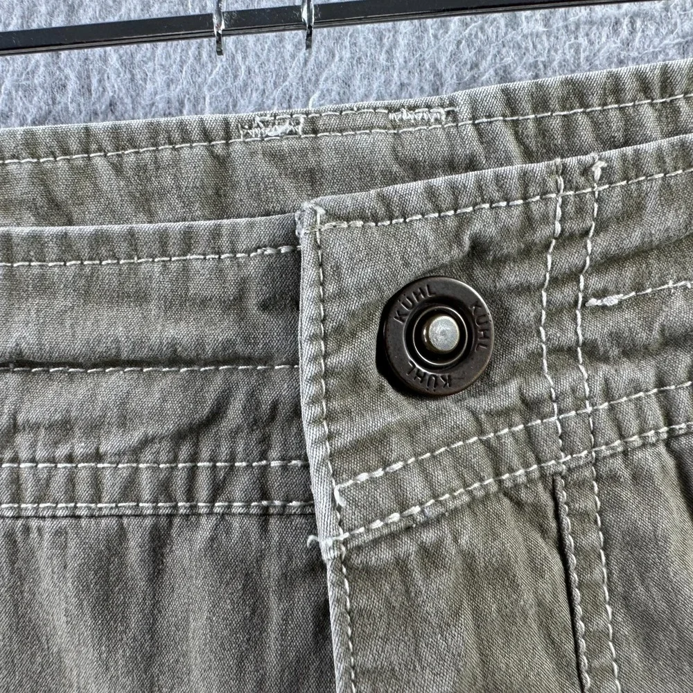 Kuhl Shorts Mens 40 Beige Cargo Cotton Nylon Blend Outdoor Work Hiking Camping - Picture 2 of 16